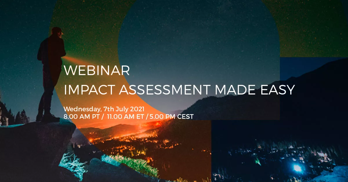 Webinar – Impact Assessment Made Easy: 6 Steps to Getting Your 2021 Footprint on Record