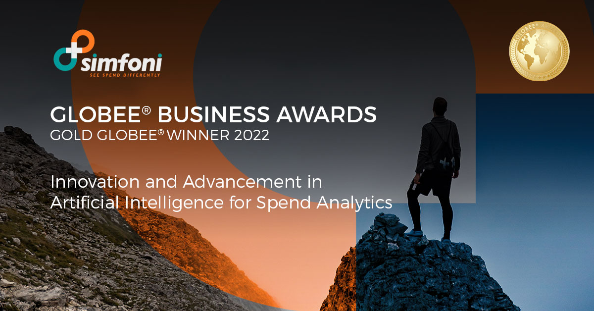 Simfoni Named 2022 Globee Award Winner for Innovation and Advancement in Artificial Intelligence for Spend Analytics