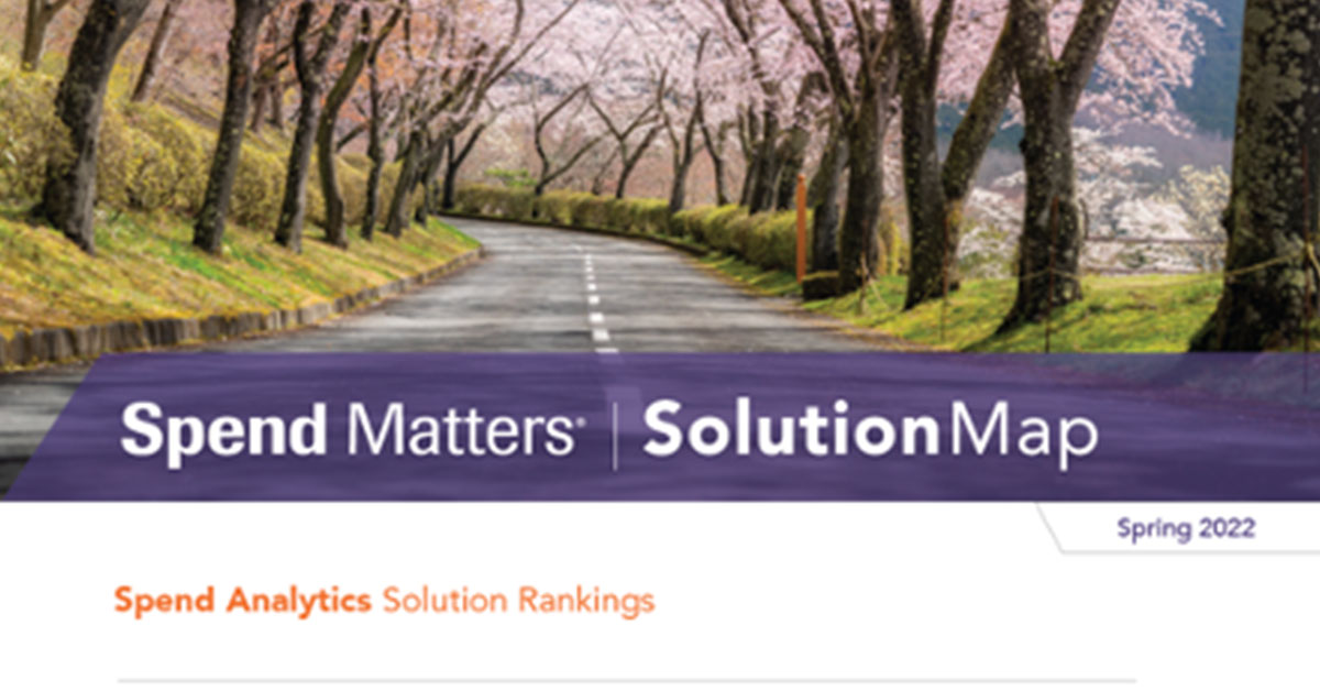 Spend Matters SolutionMap Spring 2022