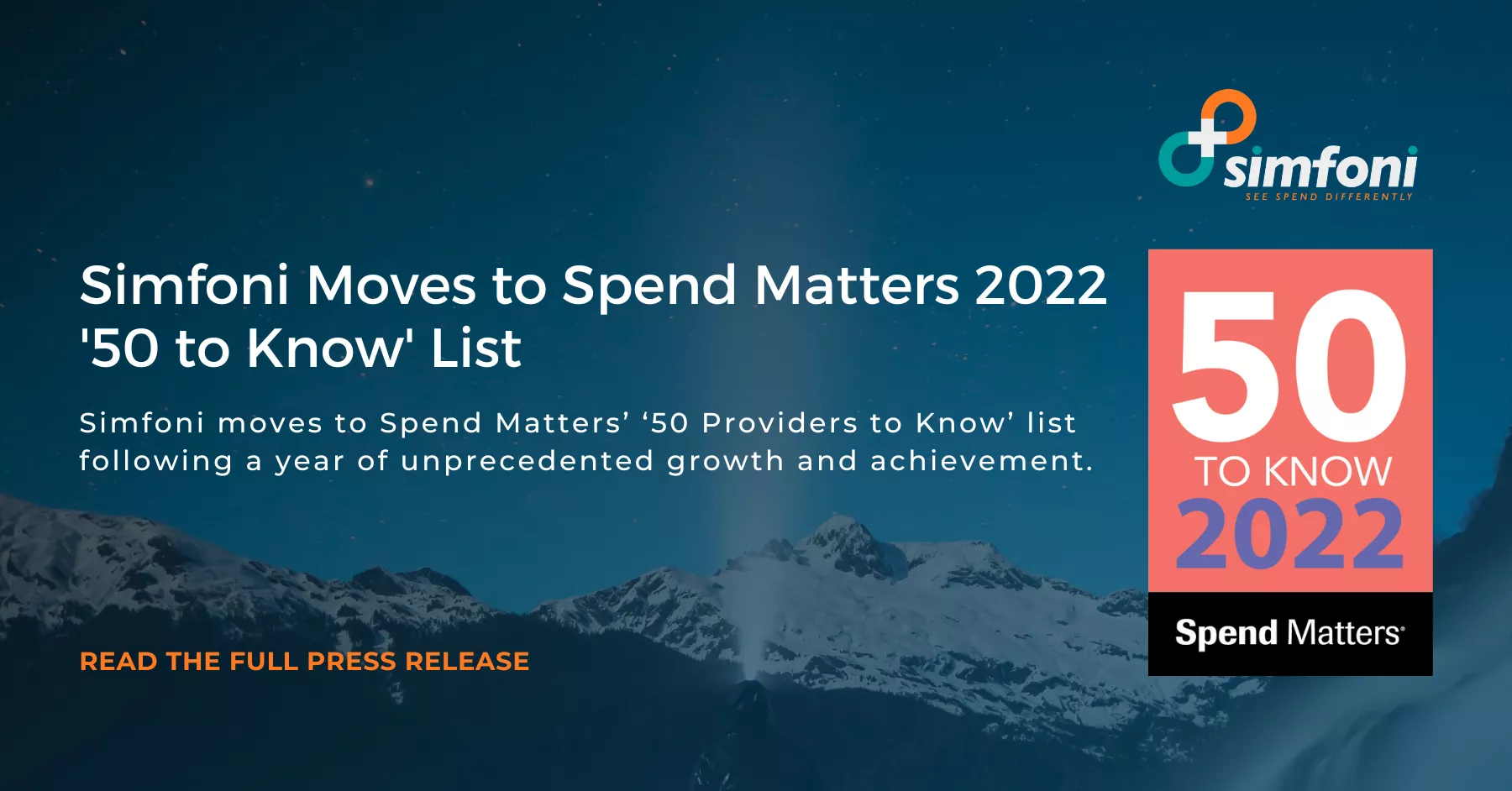 Simfoni Dominates Tail Spend Management Market—Ascends to Spend Matters ‘50 Providers to Know’ List