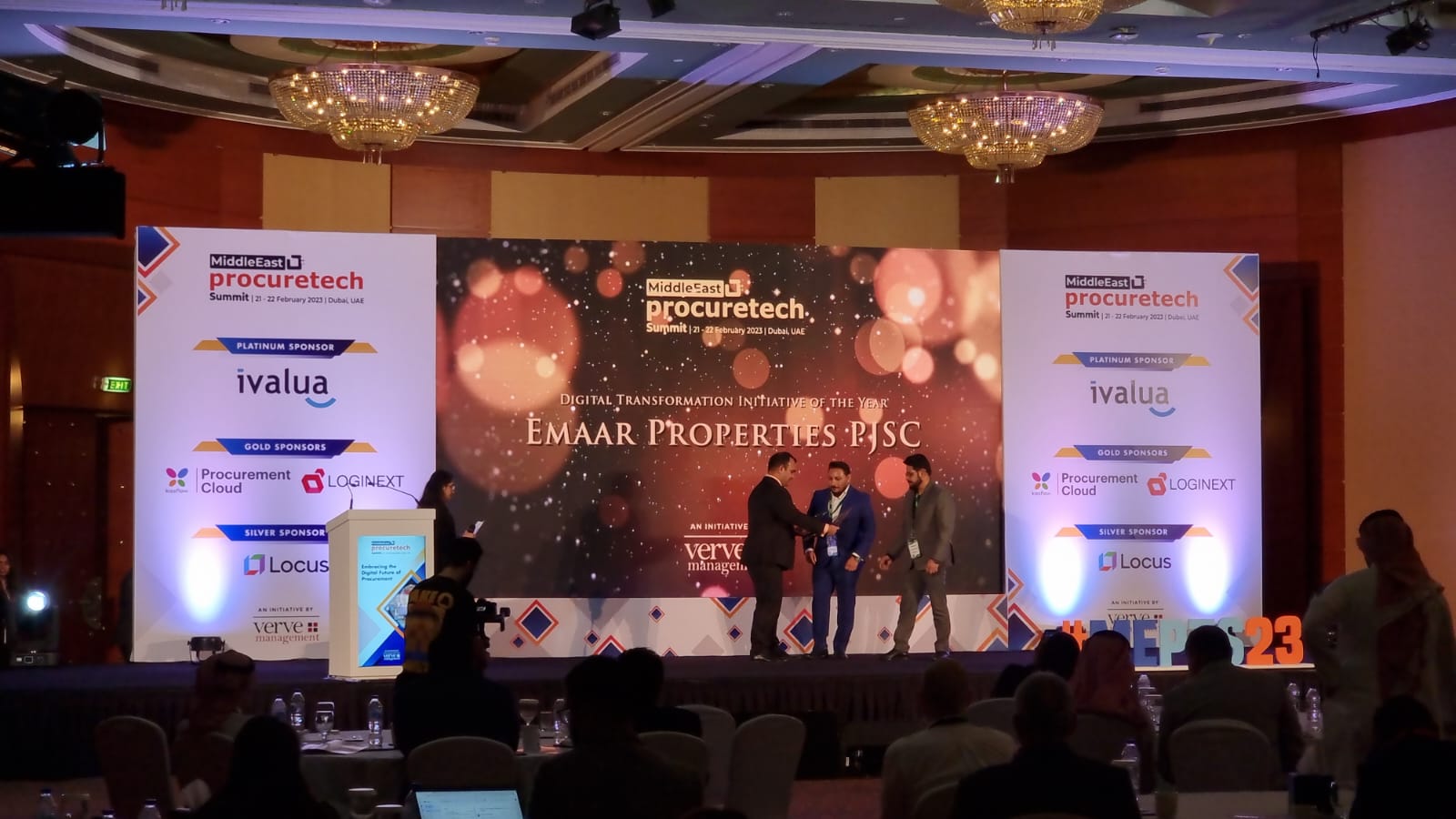Award at Middle East Procuretech Summit