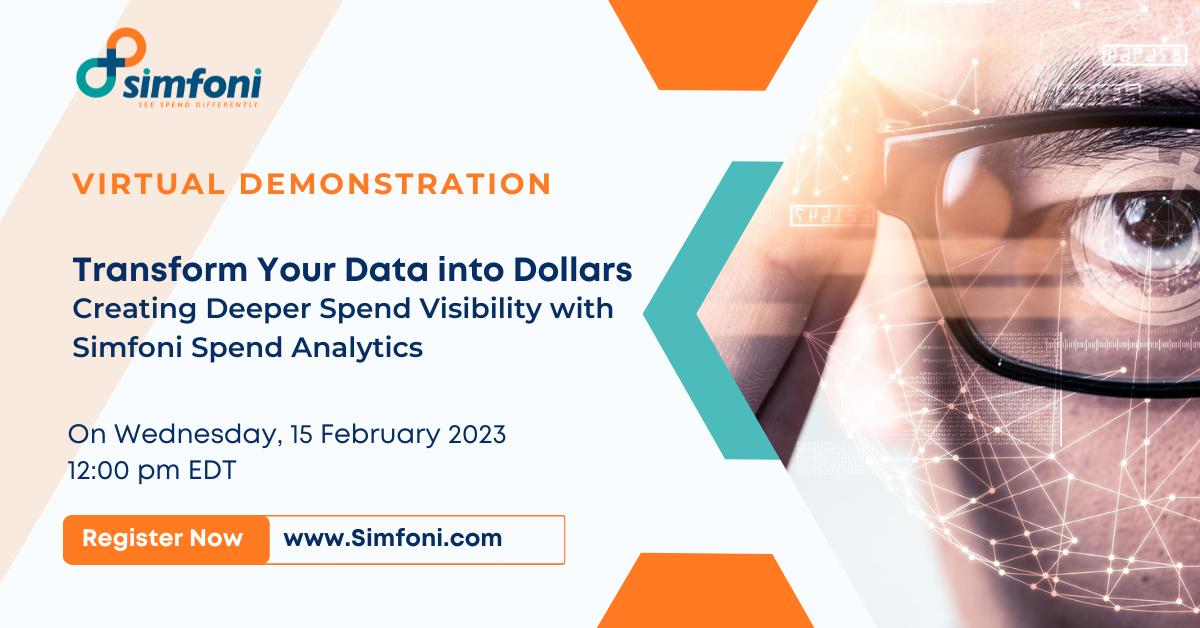 Simfoni Webinar: Creating Deeper Spend Visibility with Simfoni Spend Analytics