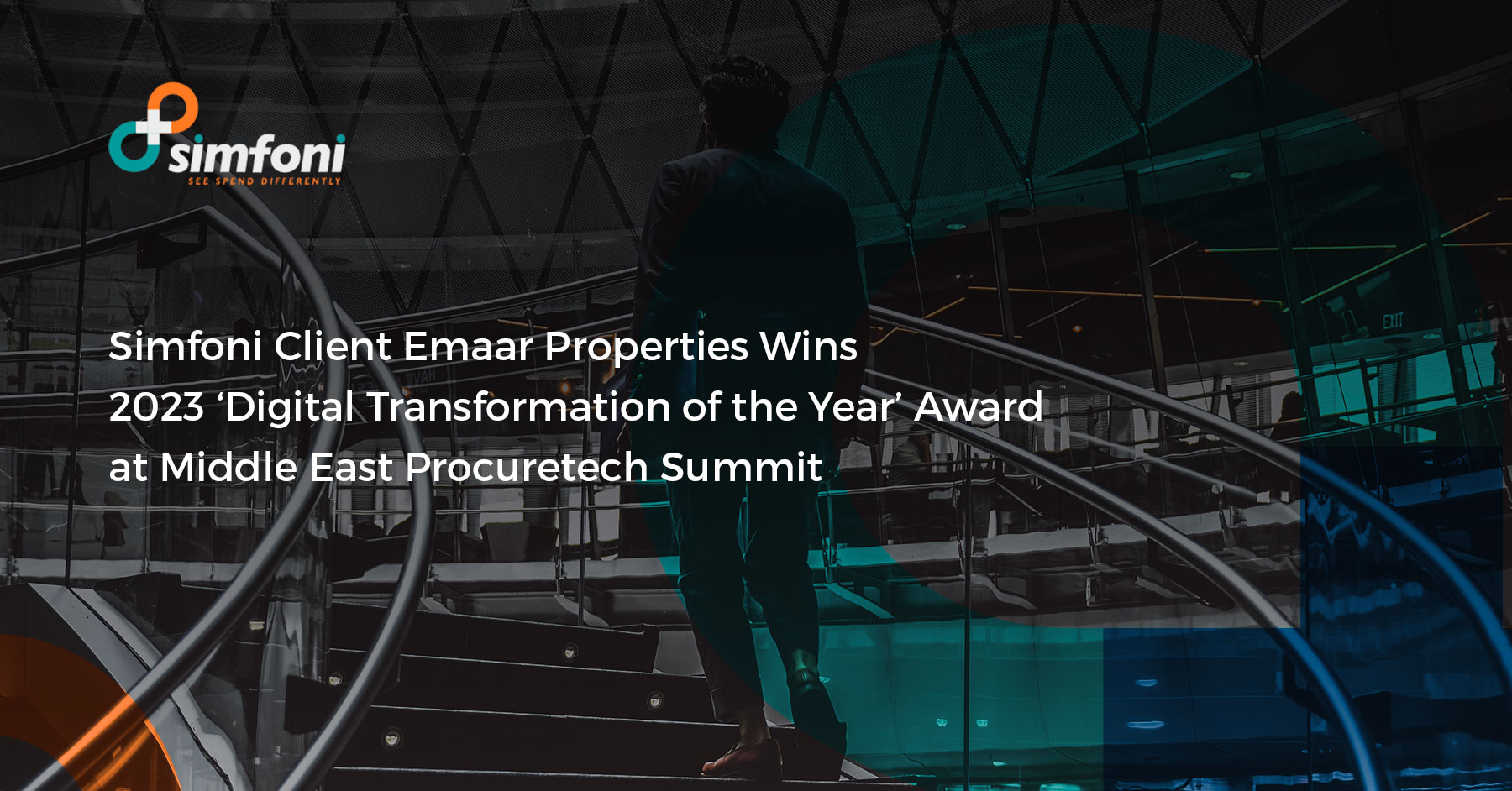 Simfoni Client Emaar Properties Wins 2023 ‘Digital Transformation of the Year’ Award at Middle East Procuretech Summit