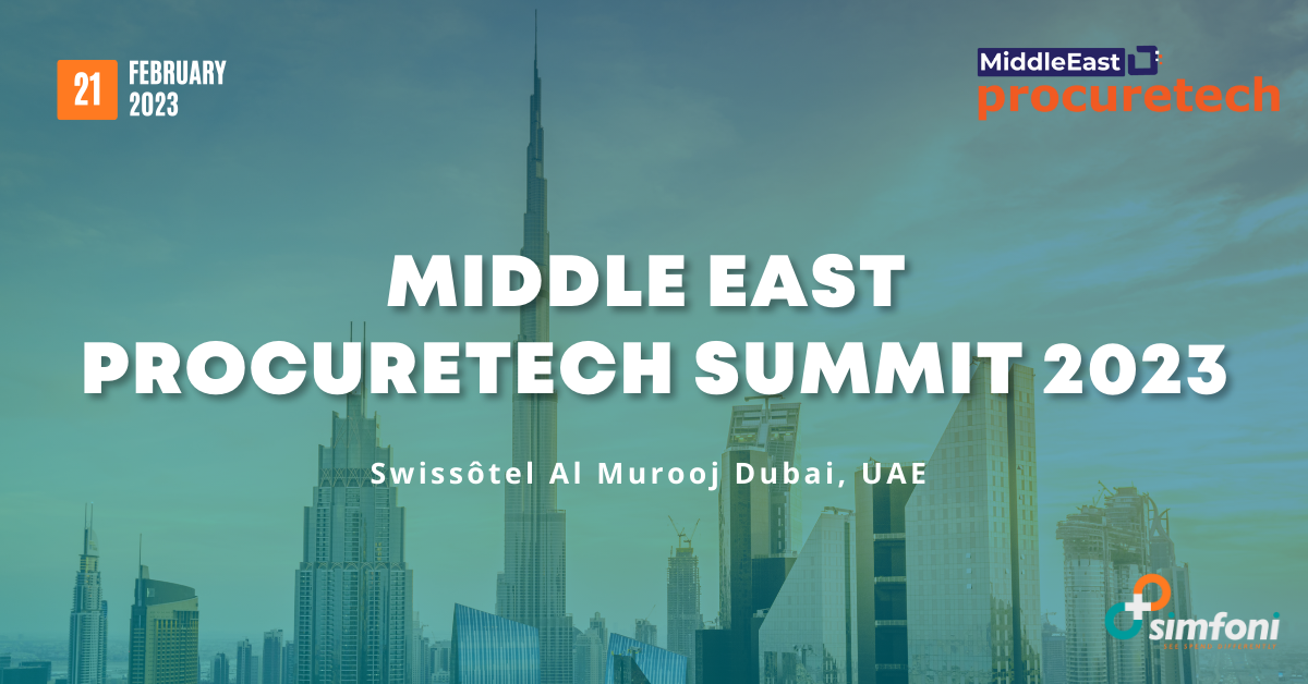 Middle East Procuretech Summit 2023
