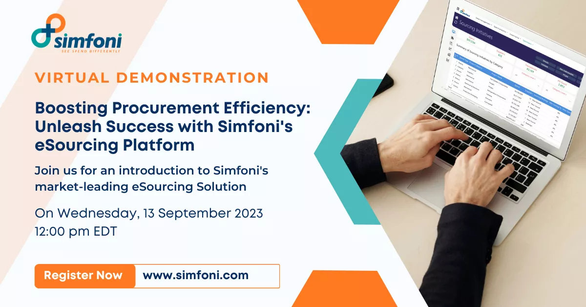 Boosting Procurement Efficiency: Unleash Success with Simfoni’s eSourcing Platform