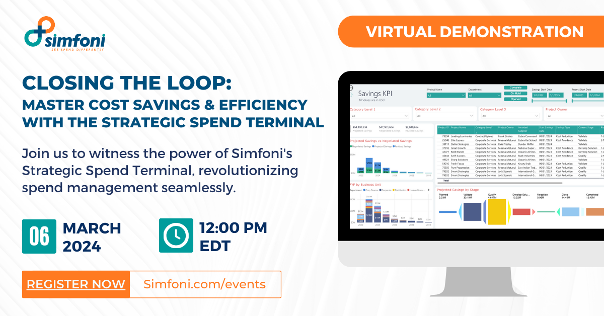 Closing The Loop: Master Cost Savings & Efficiency with the Strategic Spend Terminal