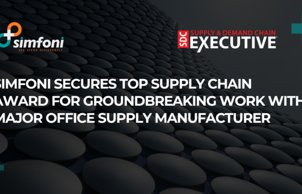 Simfoni Secures Top Supply Chain Award for Groundbreaking Work with Major Office Supply Manufacturer