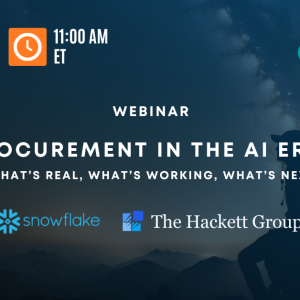 Procurement in the AI Era: What&rsquo;s Real, What&rsquo;s Working, What&rsquo;s Next